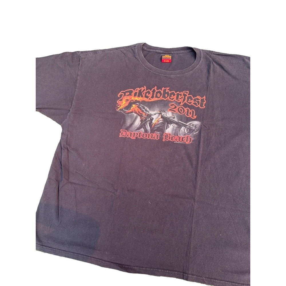 Biketoberfest 2011 Daytona Beach T-Shirt 3XL Hot Leathers Motorcycle Biker